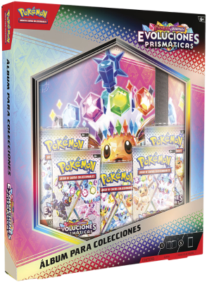Álbum para Colecciones Pokémon TCG: Evoluciones Prismáticas