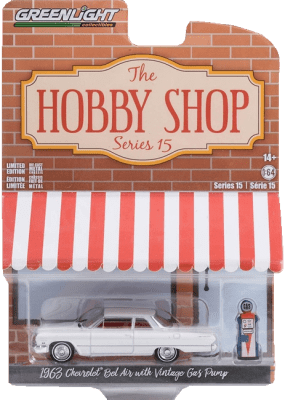 GreenLight Collectibles: 1:64 1963 Chevrolet Bel Air The Hobby Shop Series 15