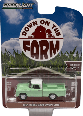 GreenLight Collectibles: 1:64 1964 Dodge D200 Sweptline Down on the Farm Series 10