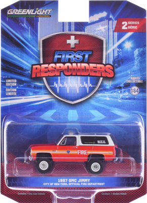 GreenLight Collectibles: 1:64 1987 GMC Jimmy First Responders Series 2