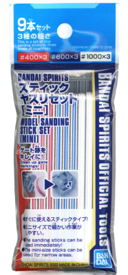 Set Lijas Bandai Spirits Model Sanding Stick Set (Mini)