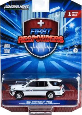 GreenLight Collectibles: 1:64 2021 Chevrolet Tahoe First Responders Series 1