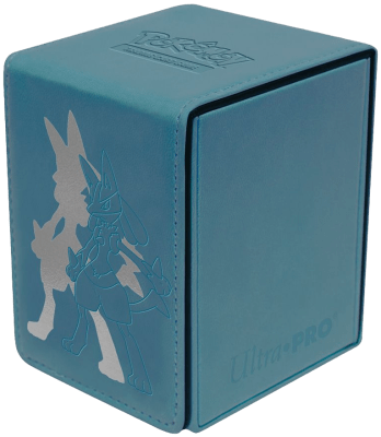 Deck Box Ultra Pro Alcove Flip Elite Series 100+ Pokémon (Lucario)1