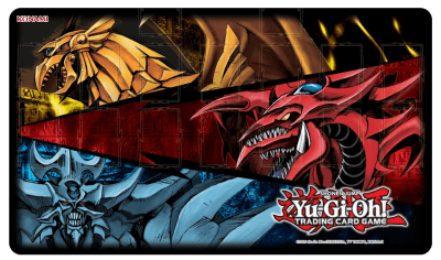 Playmat Konami Yu-Gi-Oh! (Slifer-Obelisk-Ra)1
