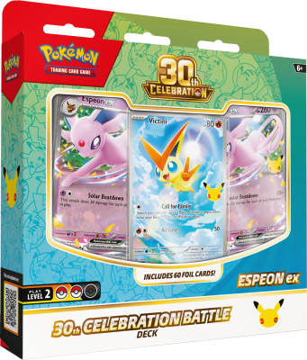 PREVENTA Battle Deck Pokemon TCG: 30th Celebration (Espeon ex)1