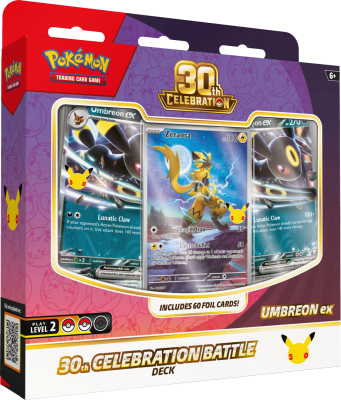 PREVENTA Battle Deck Pokemon TCG: 30th Celebration (Umbreon ex)1