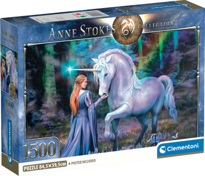 Puzzle 1000 Piezas Anne Stokes Clementoni Bluebell Wood