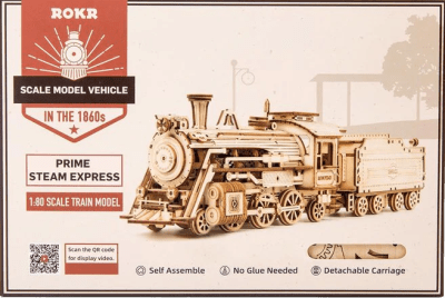 Puzzle 3D Robotime: Prime Steam Express1