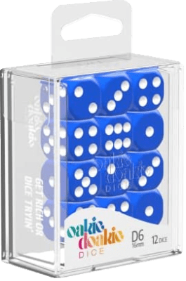 Set 12 Dados D6 16mm - Solid