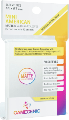 Protectores Gamegenic Mini American Matte 44x67 mm1