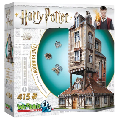 Puzzle 3D Wrebbit Harry Potter: The Burrow (Weasly Family Home)1