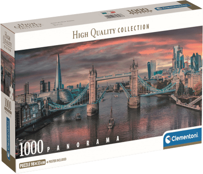 Puzzle 1000 Piezas HQC Panorama Clementoni Across the River Thames