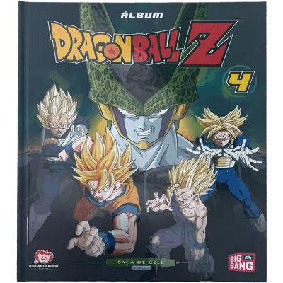 Álbum Dragon Ball Z Saga de Cell PARTE 2 Tapa Dura1