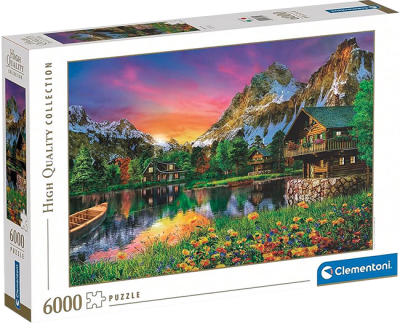 Puzzle Clementoni High Quality Collection 6000 Piezas (Alpine Lake)1