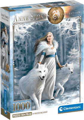 Puzzle 1000 Piezas Anne Stokes Clementoni Winter Guardians1