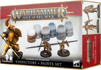 WH AOS: Stormcast Eternals Vindictors + Paint Set1