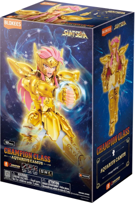 Model Kit Blokees Champion Class: Saint Seiya - Aquarius Camus