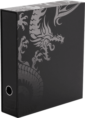 Archivador Dragon Shield: Sanctuary Slipcase Binder (Black)1