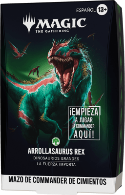 PREVENTA Baraja Commander MTG: Fundaciones - Arrollasaurus Rex1