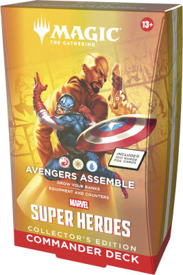 Commander Collector Edition Deck MTG: Marvel Super Heroes - Avengers Asemble - Ingles1