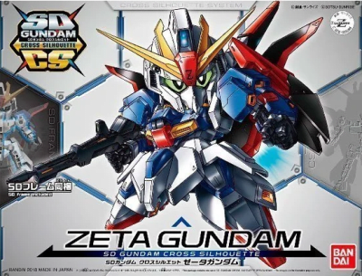 Model Kit Bandai Hobby SD Cross Silhouette: Zeta Gundam