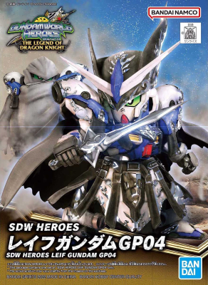 Model Kit Bandai Hobby SD: World Heroes Leif Gundam GP04