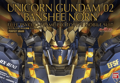 Model Kit Bandai Hobby:  PG 1/60 RX 0N UNICORN GUNDAM 02 BANSHEE NORN