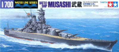Model Kit Tamiya: Japanese Battleship Musashi