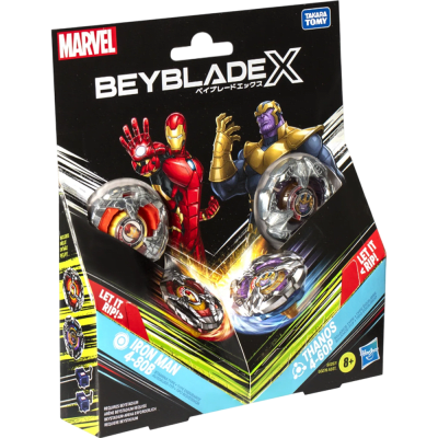 Beyblade X Iron Man 4-80B / Thanos 4-60P1