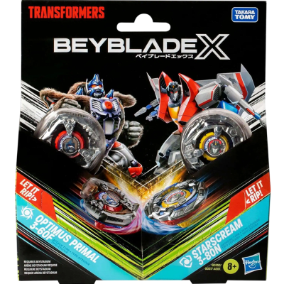 Beyblade X Optimus Primal 3-60F / Starscream 3-80N
