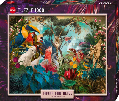 Puzzle 1000 Piezas Fauna Fantasies Heye: Birdiversity