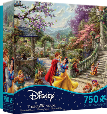 Puzzle CEACO Thomas Kinkade 750 Piezas: Blancanieves Bailando a la Luz del Sol