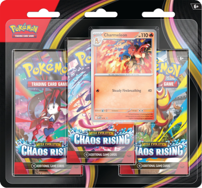 PREVENTA Blister Pokémon TCG: Mega Evolution - Chaos Rising (Charmeleon)