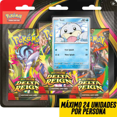 PREVENTA Blister Pokémon TCG: Mega Evolution - Delta Reign (Seal)1
