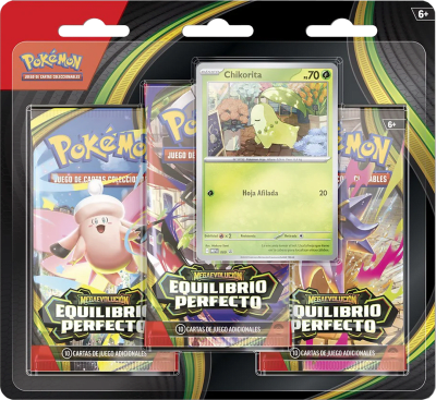 Blister Pokemon TCG: Equilibrio Perfecto (Chikorita)