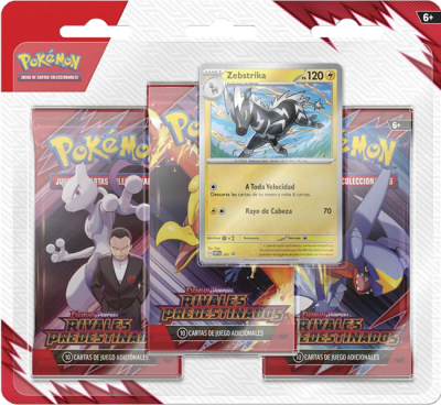 Blister Pokémon TCG: Rivales Predestinados (Zebstrika)