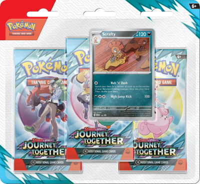 Blister Pokémon TCG: Journey Together (Scrafty)