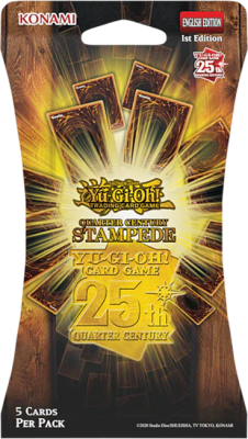 Blister Pack Yu-Gi-Oh!: Quarter Centuty Stampede Inglés1