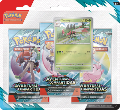 Blister Pokémon TCG: Aventuras Compartidas (Yanmega)1