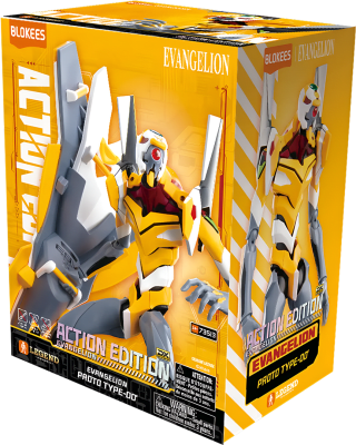 Model Kit Blokees Action Edition: Evangelion - Proto Type-00