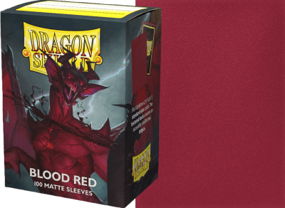 Protectores Dragon Shield Standard Matte: Blood Red1