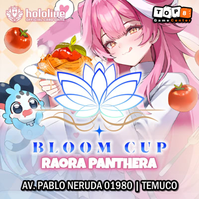 Bloom Cup - Hololive OCG: Raora Panthera Temuco 9 agosto 2026