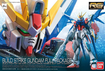 Model Kit Bandai Hobby: RG 1/144 Build Strike Gundam Full Package1