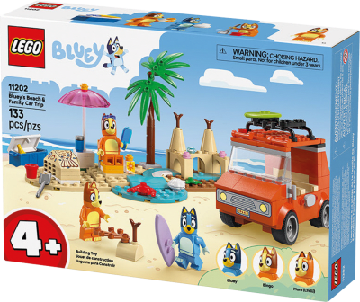 LEGO Bluey: Excursion Familiar a la Playa de Bluey