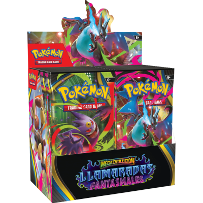 Caja de Sobres Pokémon TCG: Llamaradas Fantasmales1