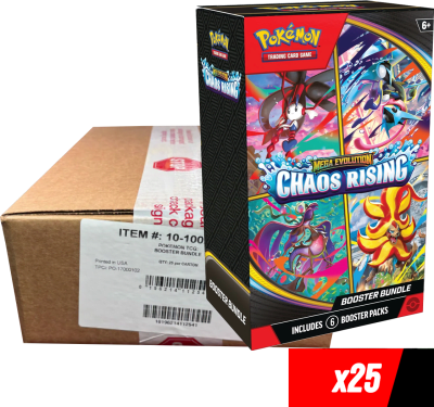 PREVENTA CASE Booster Bundle Pokémon TCG: Mega Evolution - Chaos Rising