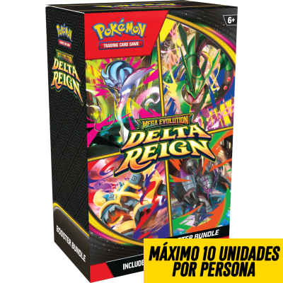 PREVENTA Booster Bundle Pokémon TCG: Mega Evolution - Delta Reign1