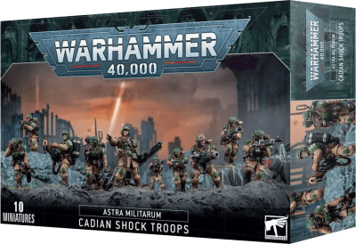 WH 40K Astra Militarum: Cadian Shock Troops1