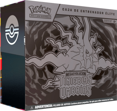 PREVENTA Caja de Entrenador de Elite Pokemon TCG: Megaevolucion - Tinieblas Umbrías