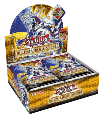 Caja de Sobres Yu-Gi-Oh!: Acceso Cibertormenta Español1